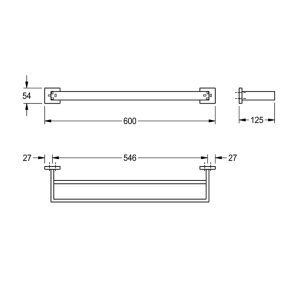 Hafele Towel Rack