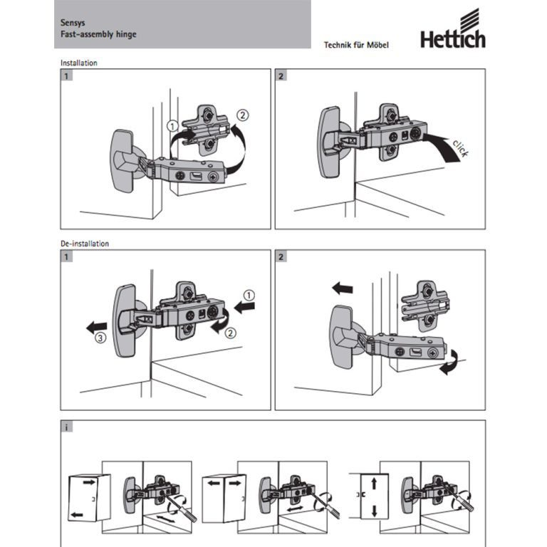 Hettich Concealed Hinge
