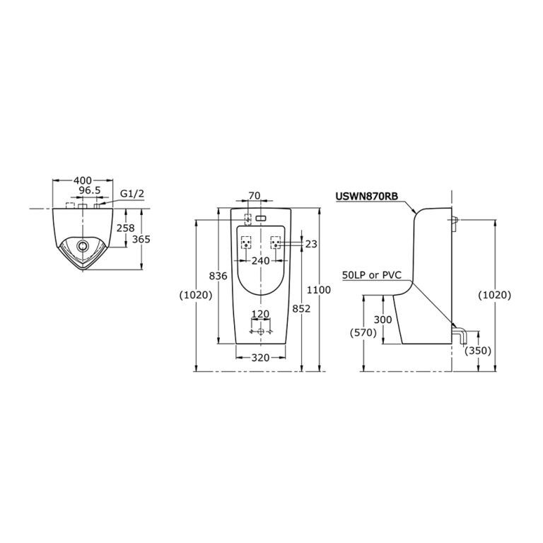 TOTO Urinal With Sensor