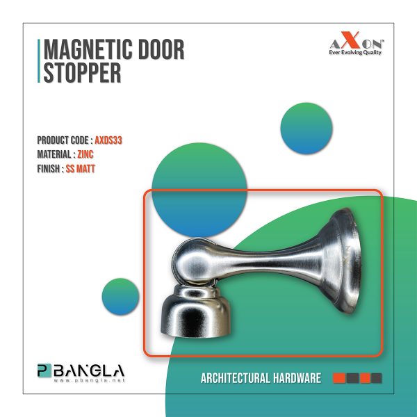 Axon Magnetic Door Stopper SS Matt