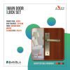 Axon Main Door Lock Set With Plate AB