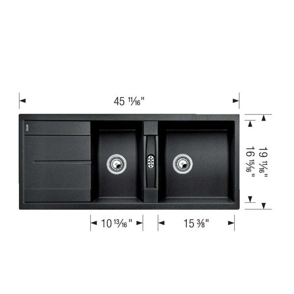 BLANCO METRA 8 S Kitchen Sink - Image 3