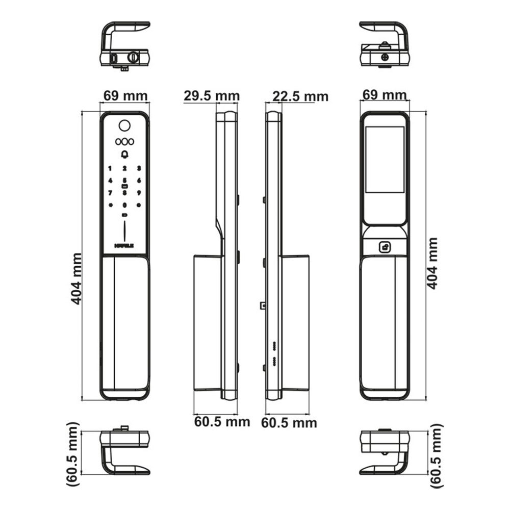Hafele HORIZON Digital Lock - Image 3